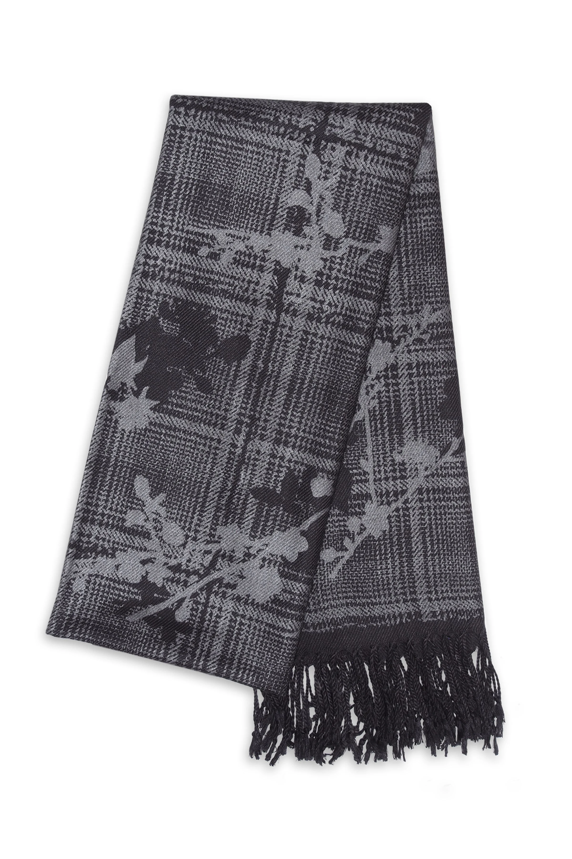 Dartmoor Check - Hand Printed Scarf — TWEEDLES